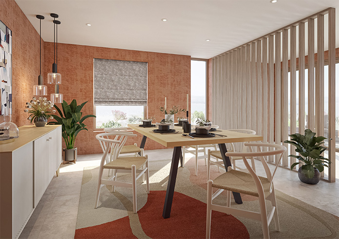 Hardwick, Oyster - Roman Blind - Image 6